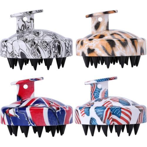 Silicone Head Body Scalp Massage Brush Care Tool Comb Shampoo Hair Washing Comb Shower Brush Bath Spa Slimming Massaging Brushes