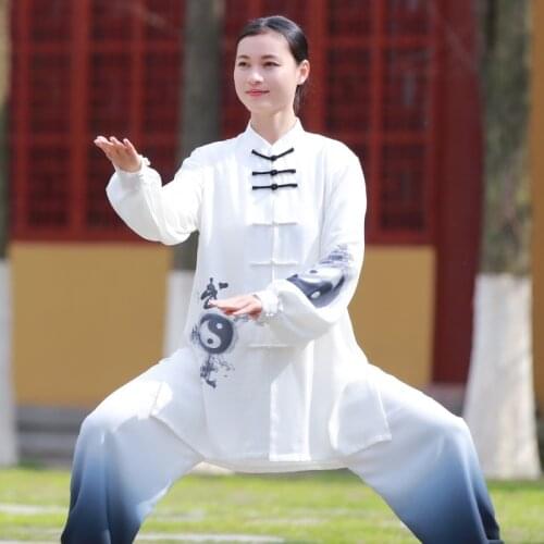Men Women Kung Fu Uniform Chinese Style Tai Chi Uniform Wushu Martial Arts Morning Exercise Bruce Lee Tang Suit Taichi 12454