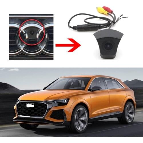 Waterproof Night Vision CCD HD for Audi Q4 A1 A3 A4 A5 A6 A7 Q3 Q5 Q7 TT 2004~2017 2018 2019 2020 2021 Universal Front Camera