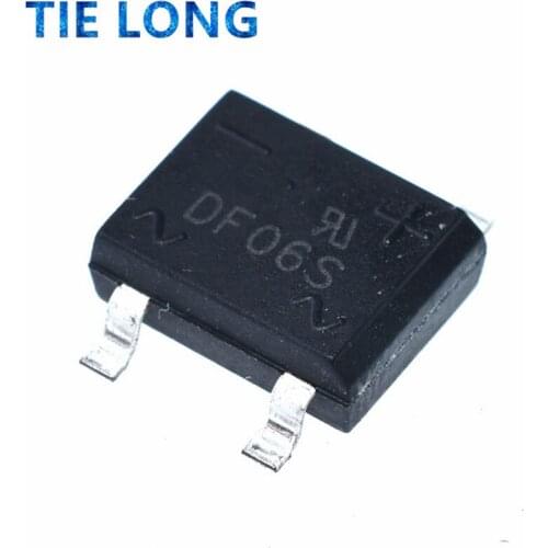 10PCS DF06S SMD 4 feet DF06S SOP-4 DF06 rectifier bridge rectifier original authentic
