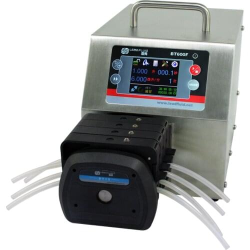 WT300F DT15-44 Big Flow Intelligent Dispensing Peristaltic Dosing Filling Pump Lab Industry Pump 0.05-930ml/min