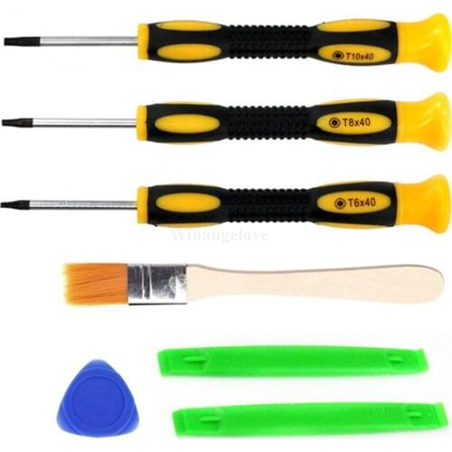 1 Set T6 T8H T10H Screwdriver Repair Tool Kit For XBOX-ONE/Xbox 360 Controller/PS3/PS4
