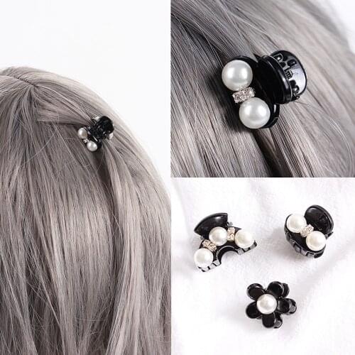 1PC Hair Accessories Hair Claw Barrettes Korean High Quality Mini Hair Clips 2019 New Women Fashion Exquisite Girls Pearl