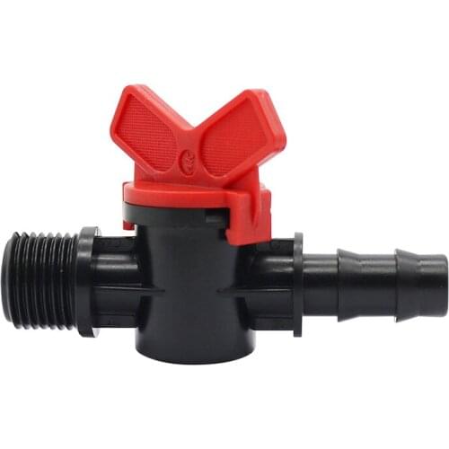 1/2''-13mm Hose Connection Switches Garden Hose Adapter Agricultura Irrigation Pipe Valve with Male Thread 1 Pc