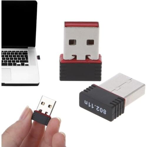 150Mbps USB 2.0 WiFi Wireless Adapter Network LAN Card 802.11 ngb Ralink MT7601
