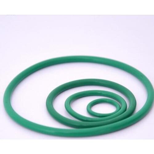 2pcs 3.5mm Wire diameter green fluororubber ring waterproof oil-proof insulation rubber band 90-99mm Outer diameter