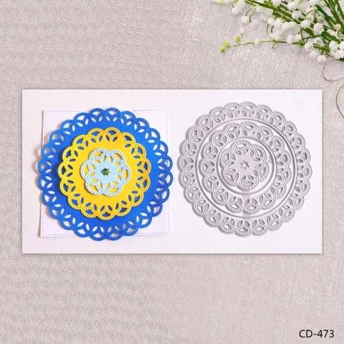 3D Circle design Metal die cutting dies for DIY Scrapbooking Photo Album Decoretive Embossing Stencial