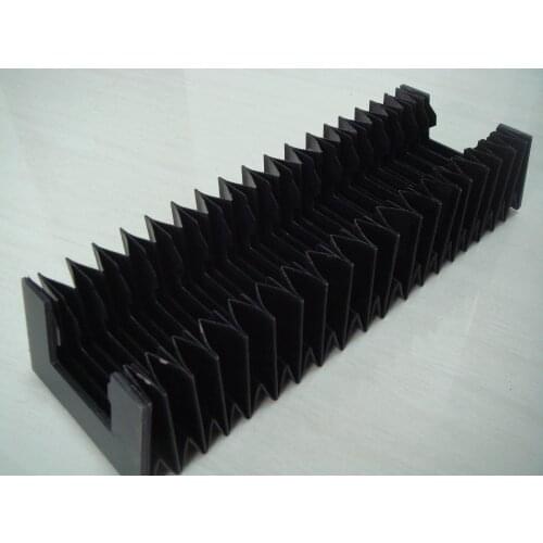 Flexible guideway bellow cover