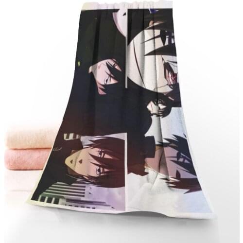 Darker Than Black Towel Printed Cotton Face/Bath Towels Microfiber Fabric For Kids Men Women Shower Towels 70X140cm