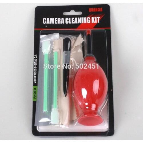 6in1 New CCD CMOS Digital DSLR Lens Cleaner Cleaning Kit Set for Canon DSLR Camera DC DV Computer Lenses Filters Other Optical