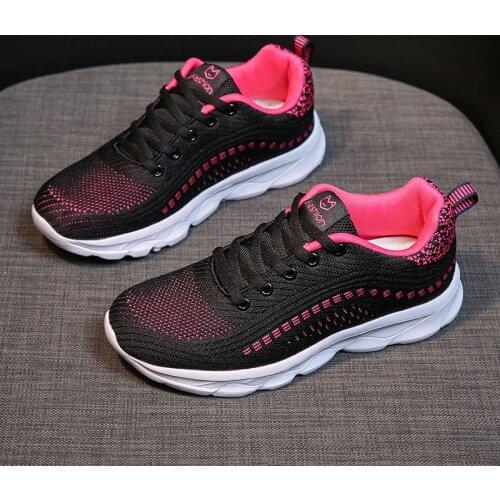 New Sports Jogging Shoes Womens Breathable Mesh Walking Shoes Womens Sports Shoes Comfortable Fashion Casual Sports Shoes A