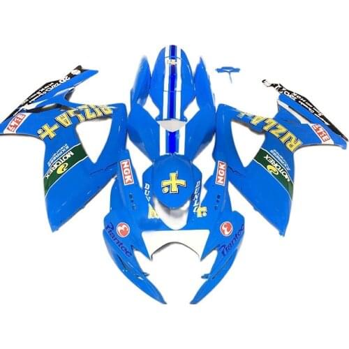 Injection Brand New fairing kit for SUZUKI GSXR 600 750 2006 2007, Blue Fairings GSXR600 GSXR750 06 07 PL291