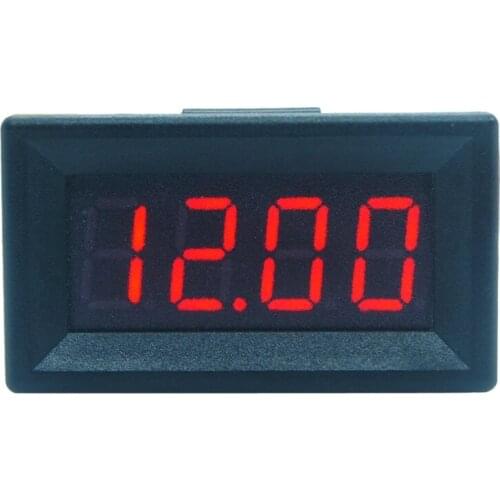 OOTDTY DC 0-99.99V (100V) 4-digits 0.36inch Digital Voltmeter 3Wire Voltage Panel Meter