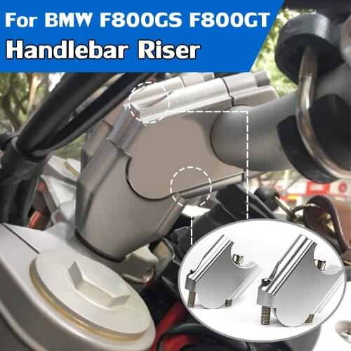 F800GT F800GS Handlebar Riser Extend Handle Bar Mount Clamp Adapter Raise 40mm For BMW F 800 GS F800 GT 09-2017 Accessories Moto
