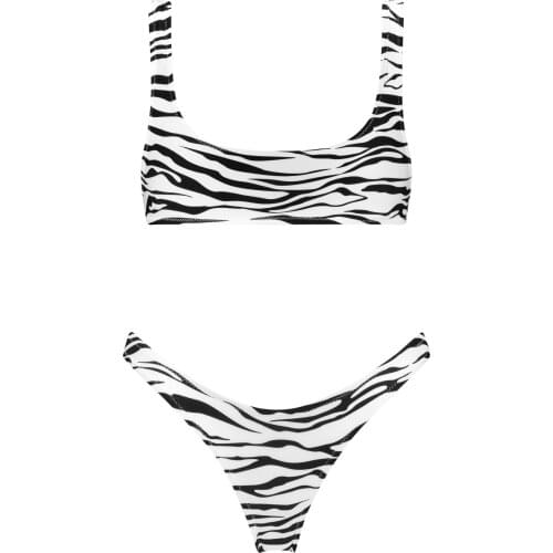 SHESHOT Sexy Leopard Bikini Bathing Suit Women Summer Beach Wear Female Low Waist Triangle Bather Swimming Suit Biqini