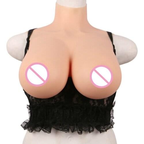 Silicone Fake Breast Forms C Cup Realistic Soft Boobs Bionic Skin Crossdresser Transgender Queen Transvestite Mastectomy Bra