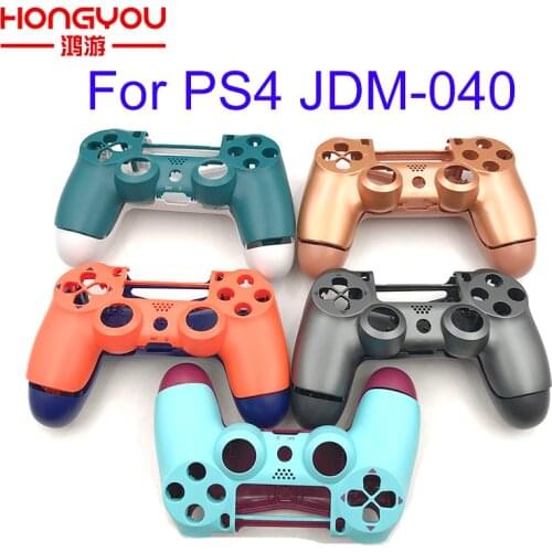 Replacement Full shell and buttons mod kit jds/jdm 040 For DualShock 4 PlayStation 4 PS4 Pro Slim Controller Housing Cover Case