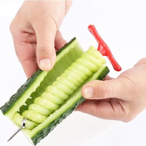 Potato Spiral Cutter Manual Roller French Fry Cutter Making Twist Shredder Grater Kitchen Gadget Cooking Tools Vegetable Slicer