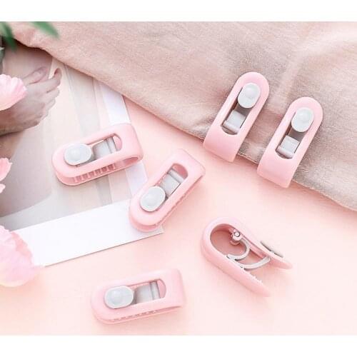 6 Pcs Quilt Clips Non-slip Needle-free Flexible No Pins Duvet Gripper Plastic Comforter Fasteners Blankets Bed Sheets Covers