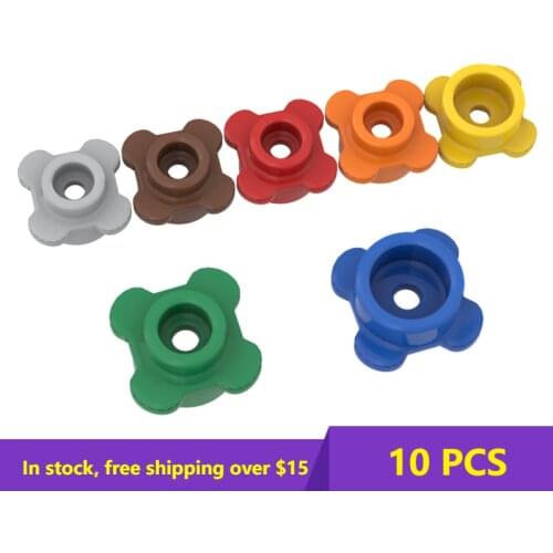 10 PCS Brick 33291 1x1 Parts DIYPlant Flowers 33291 Building Blocks Bricks Bulk Model Classic Brand Kids Toy