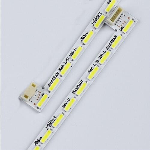 2 pcs L48M3-AA light strip AmtTRAN N48 L/B 128-R N48 L/B 128-L screen L48M3A1