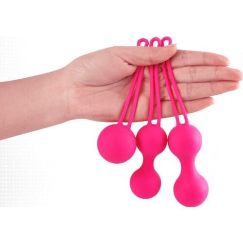 3PCS Toami edition Vaginal Balls Exercise Erotic Vibrator Silicone Kegel Balls Set Ben Wa love Ball Adult Sex Toys For Woman