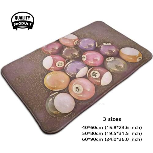 Billiards 3D Household Goods Mat Rug Carpet Foot Pad Billiards Cool Pool Play Games Fun