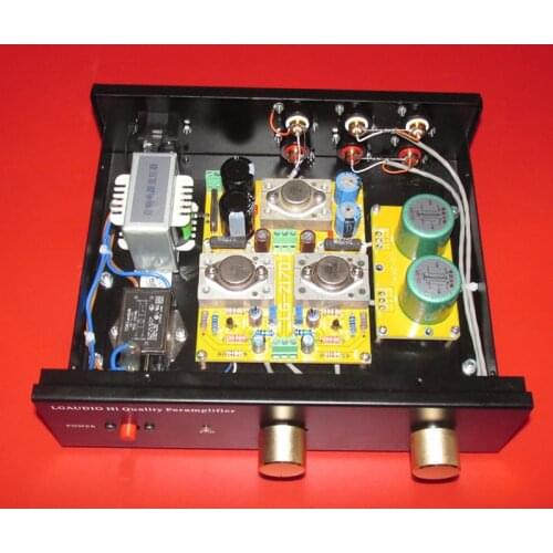 PT-11 Permalloy 10K: 10K audio transformer input, pure class A single-ended amplified output pre-stage, precise volume control