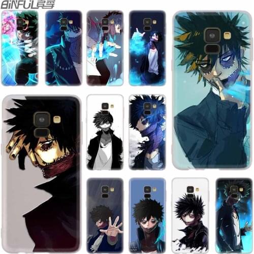 Cover Silicone case For Samsung Galaxy A6 A8 A9 A7 A5 A3 Plus 2018 2017 2016 2015 A71 Star my hero academy cosplay