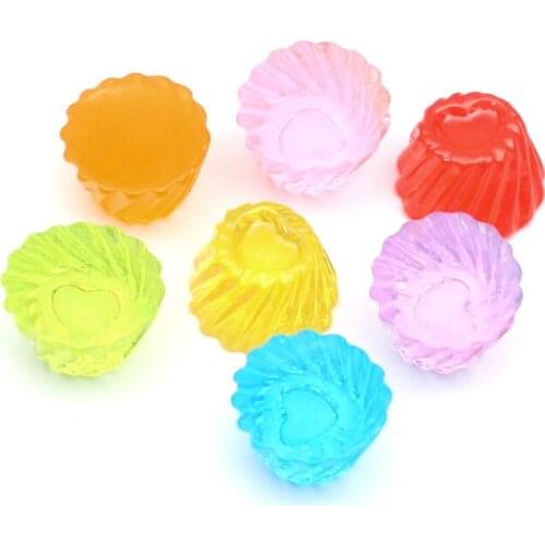 LF 20Pcs Mixed Resin Candy Decoration Crafts Flatback Cabochon Embellishments For Scrapbooking Kawaii Cute Diy Accessories