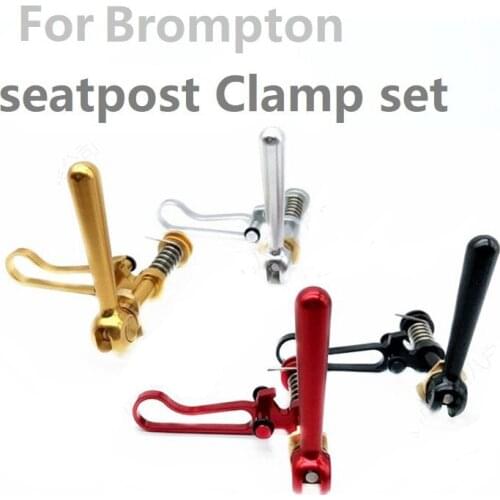 Bicycle Seatpost Clamps For Brompton Folding Bike Seatpost Clamp Set With Clamp Hook sp02 Litepro