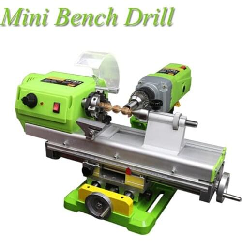 Miniature Beads Machine Home High Precision Small Lathe Processing Wood Bead Machine Automatic Small Bench Drill DT-1009