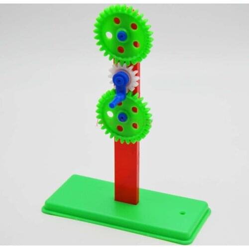 Gear set and bracket physics experiment equipment Primary school teaching instrument teaching aid Student teaching instrument