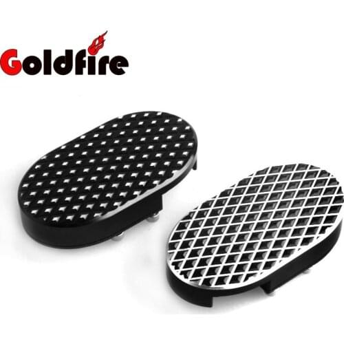 New CNC Billet Brake Pedal Pad Cover Footpeg for Harley Sportster XL883 XL1200 Dyna Fat Bob Softail V-Rod Street Night Rod