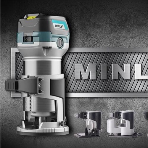 Trimming machine woodworking Electric Router trimmer Wood Engraving Hand Carving Carpentry