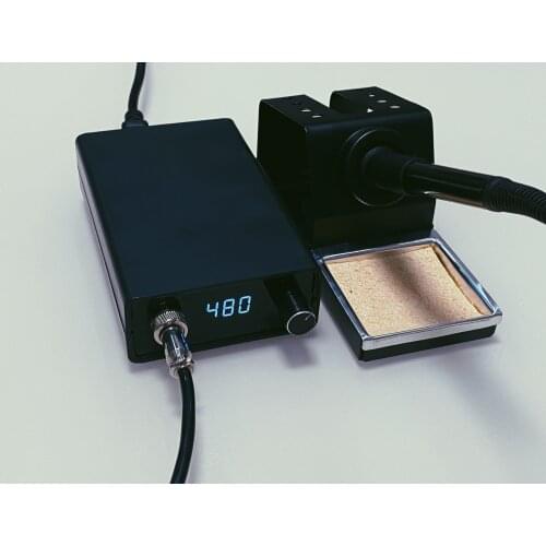 T12 Soldering Station Electric Soldering Iron Portable Thermostat with Automatic Dormancy High Power