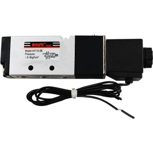 AC220V Pneumatic Solenoid Valve 5 Ports 2 Positions Solenoid Valve Reversing,Air Valve 4V110-06