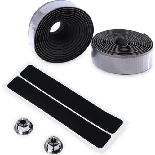 2Pcs Road Bicycle Handlebar Anti Skid Straps Carbon Pattern Bands Cycling Supplies Steering Wheel Cover Bike Accessories