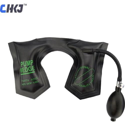 CHKJ U-Type Pump Wedge Locksmith Tools Thicken Car Air Wedge Airbag Door Lock Pick Hand Tool U-Shaped Inflated Shim 24x14cm