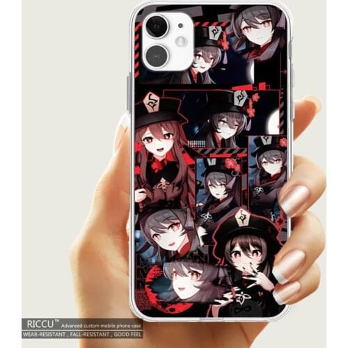 Top games Genshin Impact Phone Case Transparent for iPhone 12 11 pro Mini XS MAX 8 7 6 6S Plus X SE 2020 XR iPhone Covers