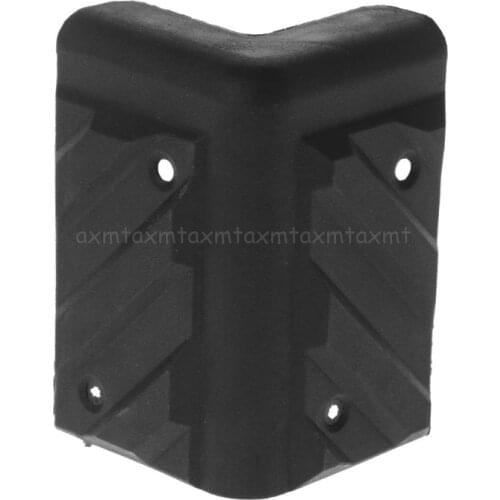 4PCS Speaker Corners Plastic Right Angle Rounded Protector Guitar Amplifier Stage Cabinets Replacement Black N08 19 Dropship