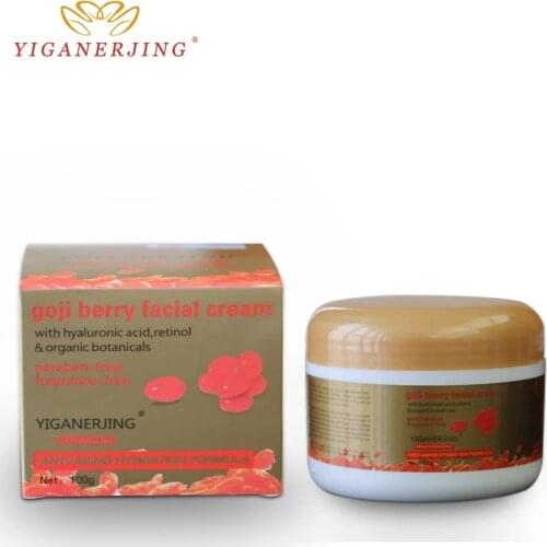 1PC 100G Qingfangli Berry Facial Cream Goji Cream to Rejuvenate Skin Whitening Anti Wrinkle Anti Aging Wolfberry Cream Skin Care