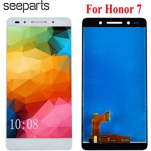100% Tested For Huawei Honor 7 LCD Display Touch Screen Digitizer Assembly Replacement For Honor 7 PLK-AL10 PLK-TL00 LCD Screen