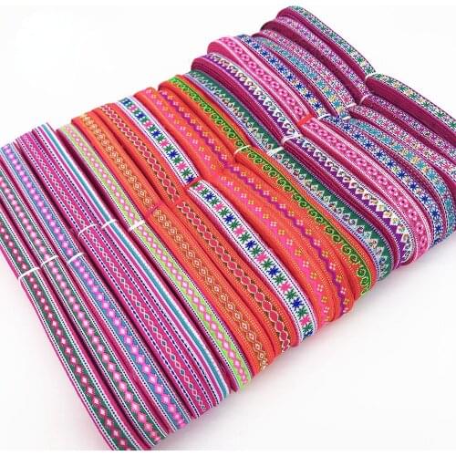 6M/Lot Lace Trims Floral Ribbon for Bridal Lace DIY Sewing for Dress Decoration Craft Garment Accessories