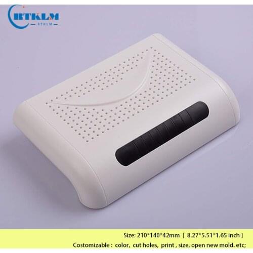 ABS router plastic enclosure diy wifi instrument box Network electrical box diy network plastic enclosure 210*140*42mm