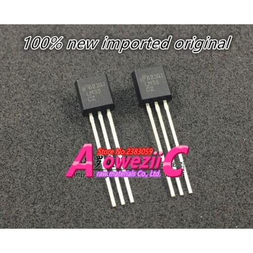 Aoweziic 2018+ 100% new imported original LM35CZ LM35 TO-92 Precision Celsius Temperature Sensor
