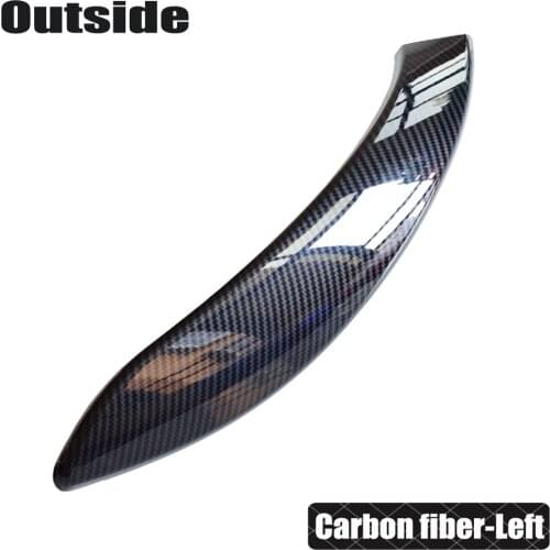 Car Left/Right Inner Door Handle Cover For BMW 3 4 Series F30 F31 F32 F33 F34 F35 F36 F80 F82 F83 2013-2018 Carbon Fiber