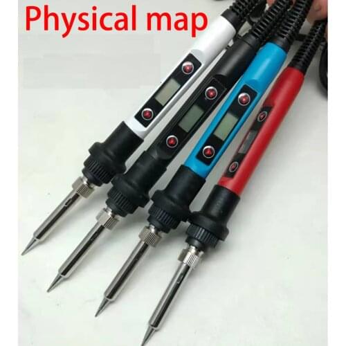 Digital display temperature adjustable electric soldering iron European standard American standard British standard plug