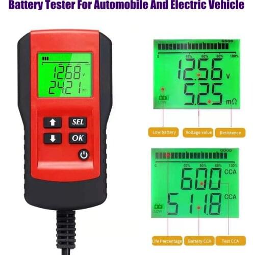 Automobile Electric Vehicle Battery Tester Internal Resistance Voltage Current Life Measuring Instrument