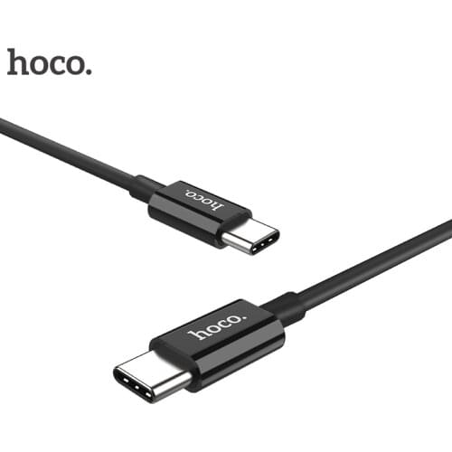 Hoco USB Type C Cable 3A 45W USB C to USB-C Cable for Samsung Galaxy S9 S8 Note 9 PD Fast Charging Type C Cable for New MacBook